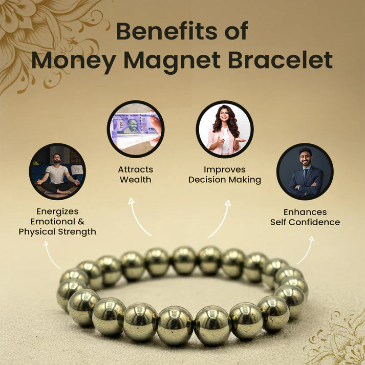 Money Magnet Bracelet (Original Golden Pyrite)