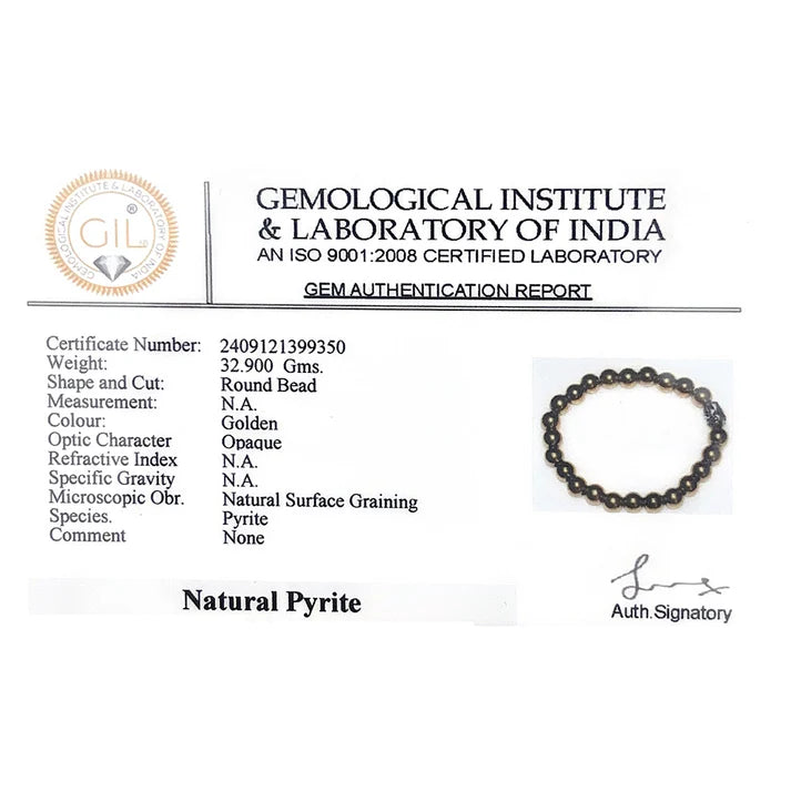 Money Magnet Bracelet (Original Golden Pyrite)